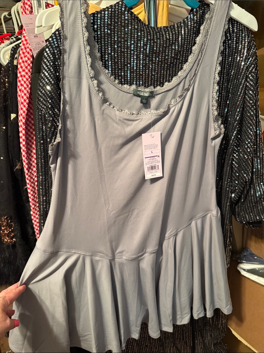 wild fable Grey Sleeveless Skater Dress